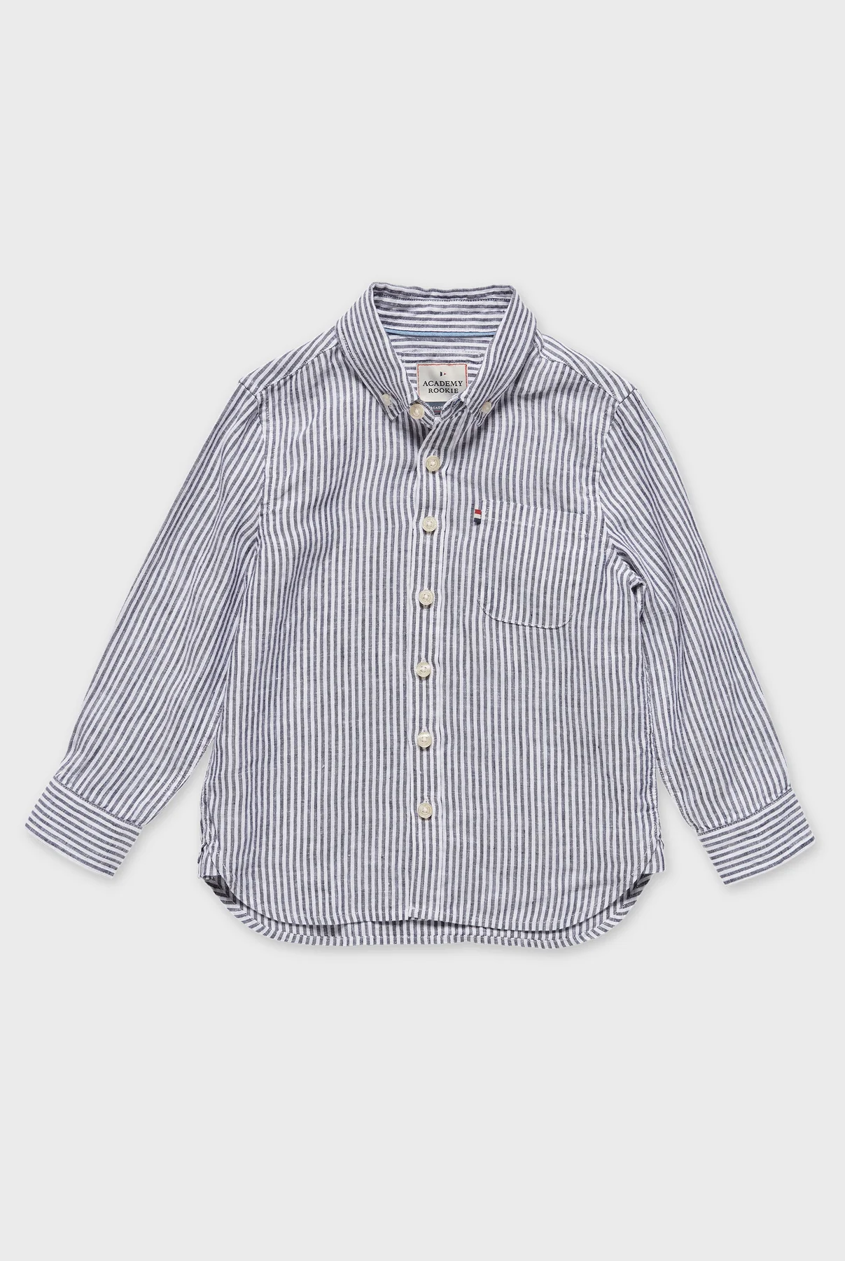 Academy Brand Kids Rory Linen Shirt - Navy | Kinfolk Collective